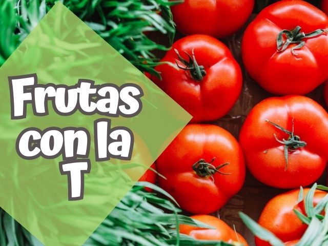 fruta con la t